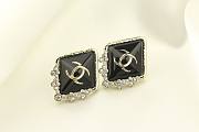 Chanel Metal Earrings Square - 3