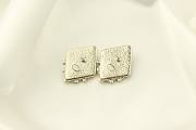 Chanel Metal Earrings Square - 4