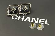Chanel Metal Earrings Square - 6