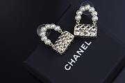 Chanel Earrings Metal Glass Pearls - 6