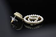 Chanel Earrings Circle Pearls - 2