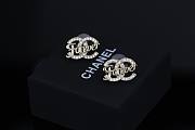 Chanel Earrings Crystal CC Forever - 2