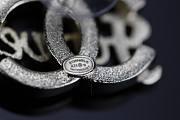 Chanel Earrings Crystal CC Forever - 6