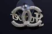Chanel Earrings Crystal CC Forever - 4