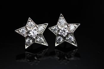 Chanel Comete Geode Earrings