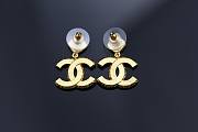Chanel Earrings Logo& Sapphire - 3