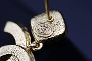 Chanel Earrings Logo& Sapphire - 5