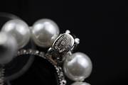 Chanel Earrings Metal Black&Pearls - 3