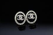 Chanel Earrings Diamonds & Black Metal - 1
