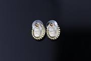 Chanel Earrings Diamonds & Black Metal - 3