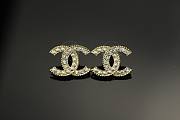 Chanel Earrings Golden Diamond  - 5
