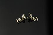 Chanel Earring Pearl Metal, Glass Pearls & Diamantés - 2