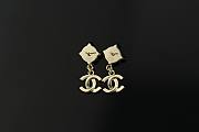 Chanel Earring Pearl Metal, Glass Pearls & Diamantés - 3