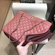 Chanel Large Shopping Bag In Pink A57030 Size 35X11X27cm - 5