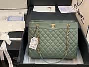 Chanel Large Shopping Bag In Light Forest A57030 Size 35X11X27cm - 2