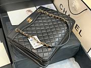 Chanel Large Shopping Bag In Black A57030 Size 35X11X27cm - 3