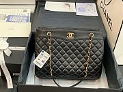 Chanel Large Shopping Bag In Black A57030 Size 35X11X27cm - 5