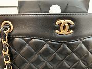 Chanel Large Shopping Bag In Black A57030 Size 35X11X27cm - 6