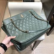 Chanel Large Shopping Bag In Light Blue A57030 Size 35X11X27cm - 5