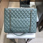 Chanel Large Shopping Bag In Light Blue A57030 Size 35X11X27cm - 6