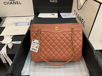 Chanel Large Shopping Bag In Orange A57030 Size 35X11X27cm