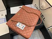 Chanel Large Shopping Bag In Orange A57030 Size 35X11X27cm - 4