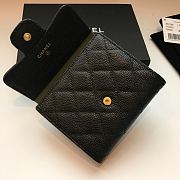 Chanel Mini Flap Wallet Caviar Leather 82288 Size 10.5x11.5x3cm - 4