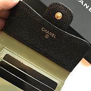 Chanel Mini Flap Wallet Caviar Leather 82288 Size 10.5x11.5x3cm - 5