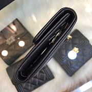 Chanel Mini Boy Wallet Calfskin Quilted Leather Gold-Tone A80374 Size 11cm - 6
