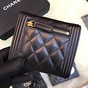 Chanel Mini Boy Wallet Calfskin Quilted Leather Gold-Tone A80374 Size 11cm - 4