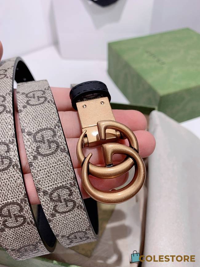 Gucci GG Marmont Reversible Belt  - 1