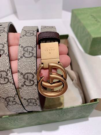 Gucci Marmont Thin Reversible Thin Belt 