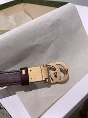 Gucci Marmont Thin Reversible Thin Belt  - 4