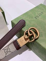 Gucci Marmont Thin Reversible Thin Belt  - 2