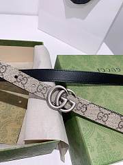 Gucci Marmont Thin Reversible Thin Belt Metlal Buckle - 4