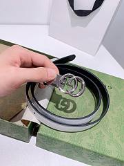 Gucci GG Marmont Thin Belt Metlal Buckle - 2