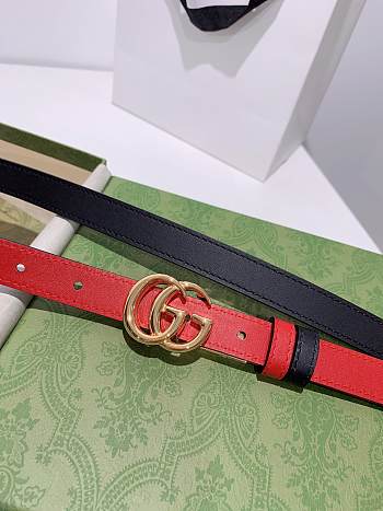Gucci GG Marmont Thin Belt Shiny Buckle