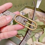 Gucci Guccissima Leather Waist Belt Pink - 2