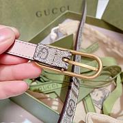 Gucci Guccissima Leather Waist Belt Pink - 4
