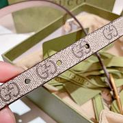 Gucci Guccissima Leather Waist Belt Pink - 5