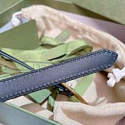 Gucci Guccissima Leather Waist Belt Black - 6