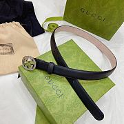 Gucci Guccissima Leather Waist Belt Metal Buckle - 2
