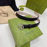Gucci Guccissima Leather Waist Belt Metal Buckle - 3