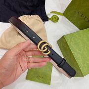 Gucci Leather Belt With Doulble Buckle - 4