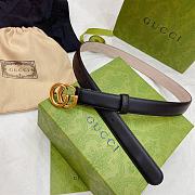 Gucci Leather Belt With Doulble Buckle - 2