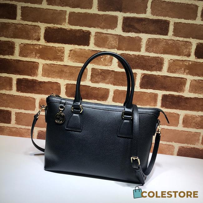 Gucci Convertible Straight Charm In Soft Leather 449659 Size 28x22x12cm - 1