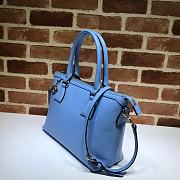 Gucci Convertible Straight Charm In Light Blue Soft Leather 28cm  - 6