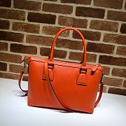 Gucci Convertible Straight Charm In Orange Soft Leather 28cm  - 2
