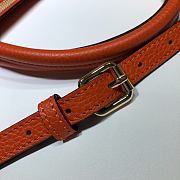 Gucci Convertible Straight Charm In Orange Soft Leather 28cm  - 3