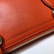Gucci Convertible Straight Charm In Orange Soft Leather 28cm  - 6